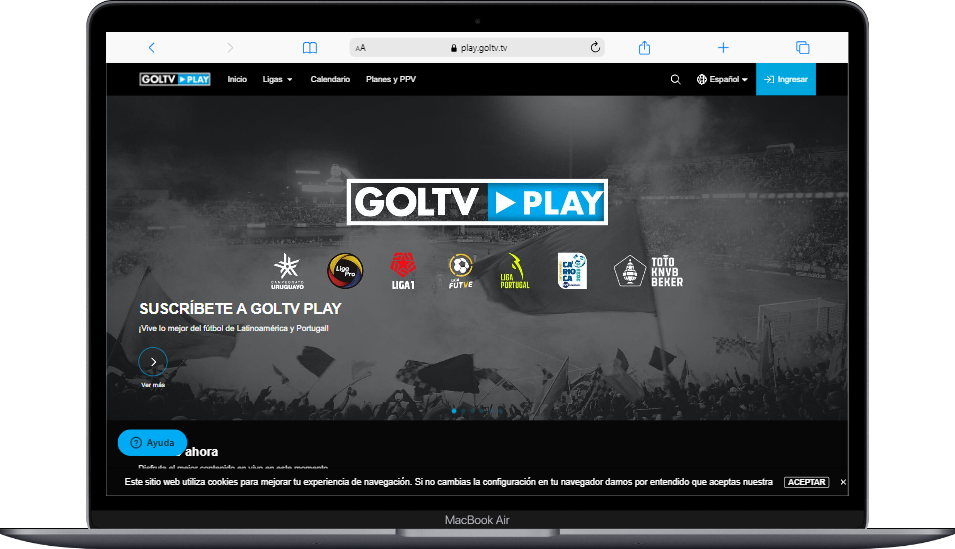 sitio web de gol tv play