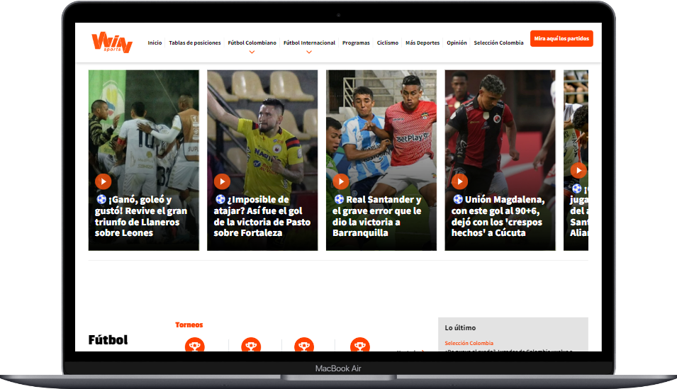 win sports sitio web